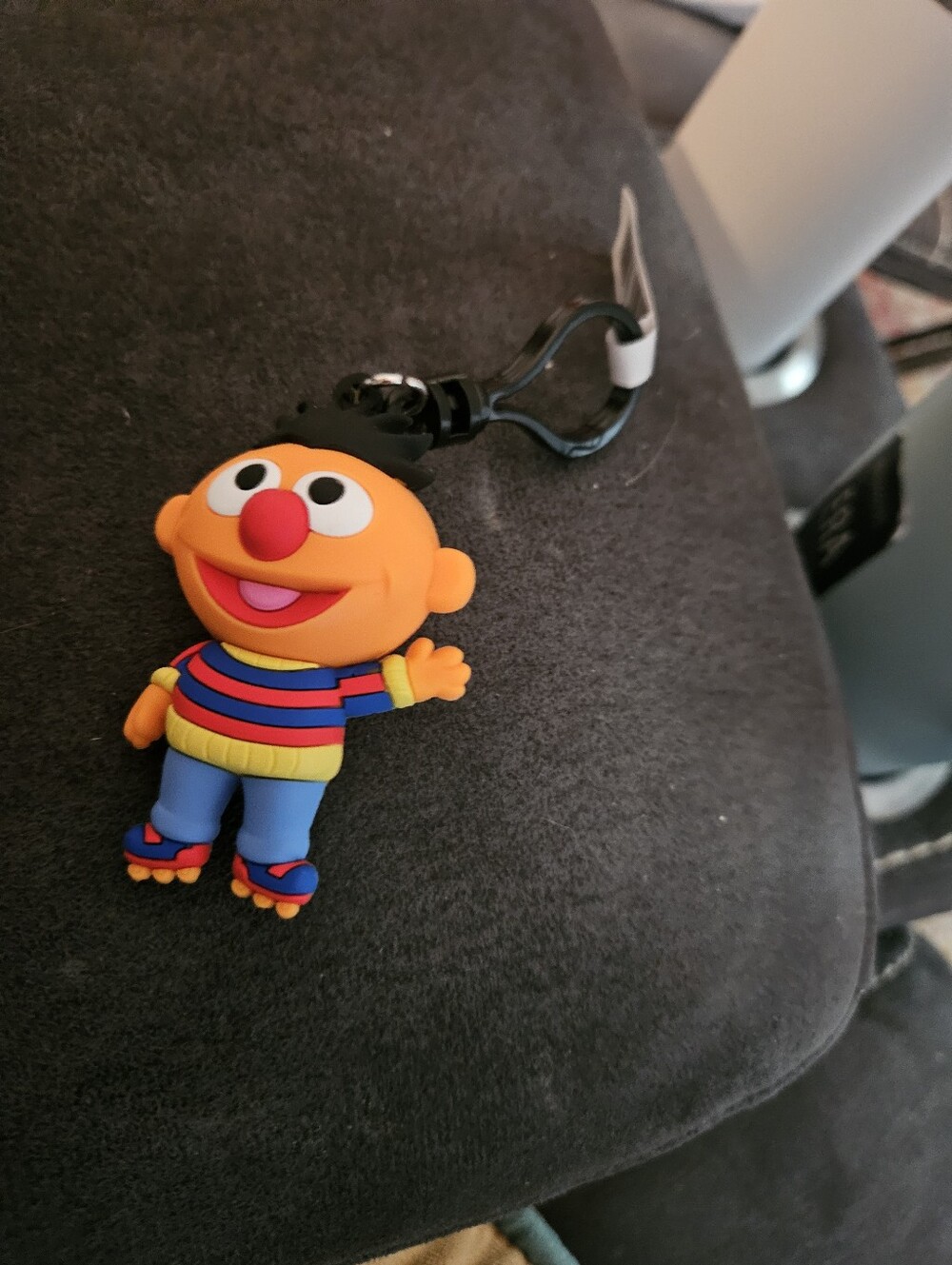Care Bears X Sesame Street 3D Figural Bag Clip Ernie Opened